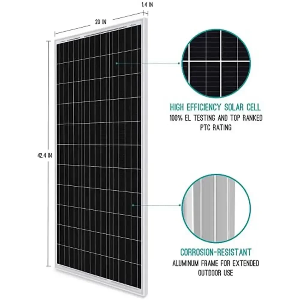Rv Solar Kit 400W - -For Solar RV Kit Off-Grid 400W