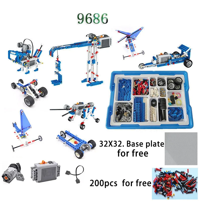 Renewable Energy Lego - 9686 High-Tech parts multi Technology MOC