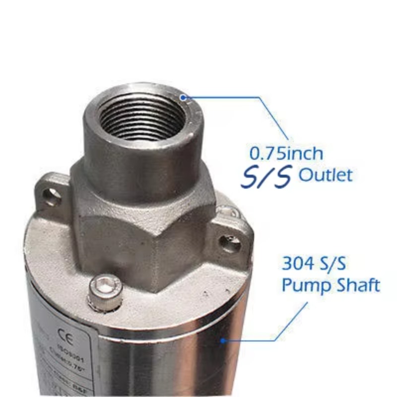 Dc High Pressure 48v 120m Deep - Solar Water Pump recension och pris