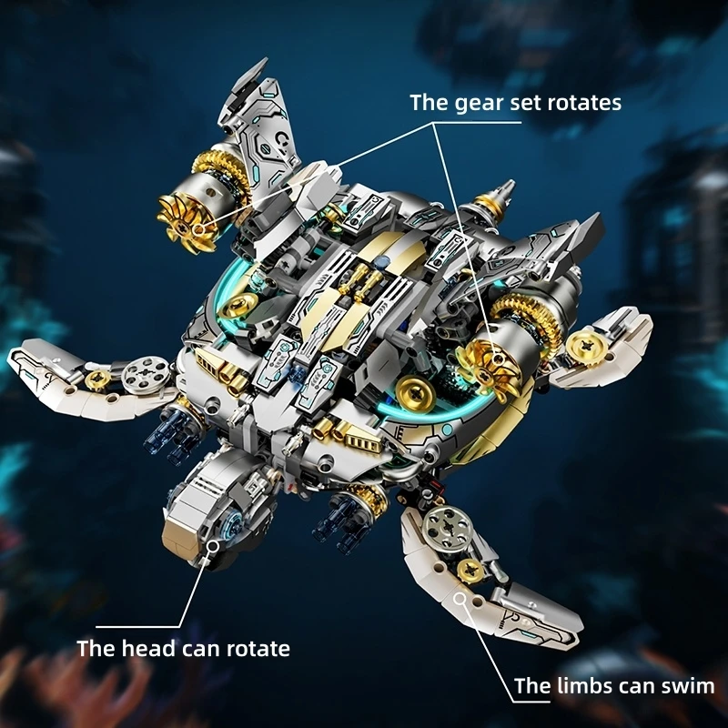 Mechanical Sea turtle Building - Renewable Energy Lego recension och pris