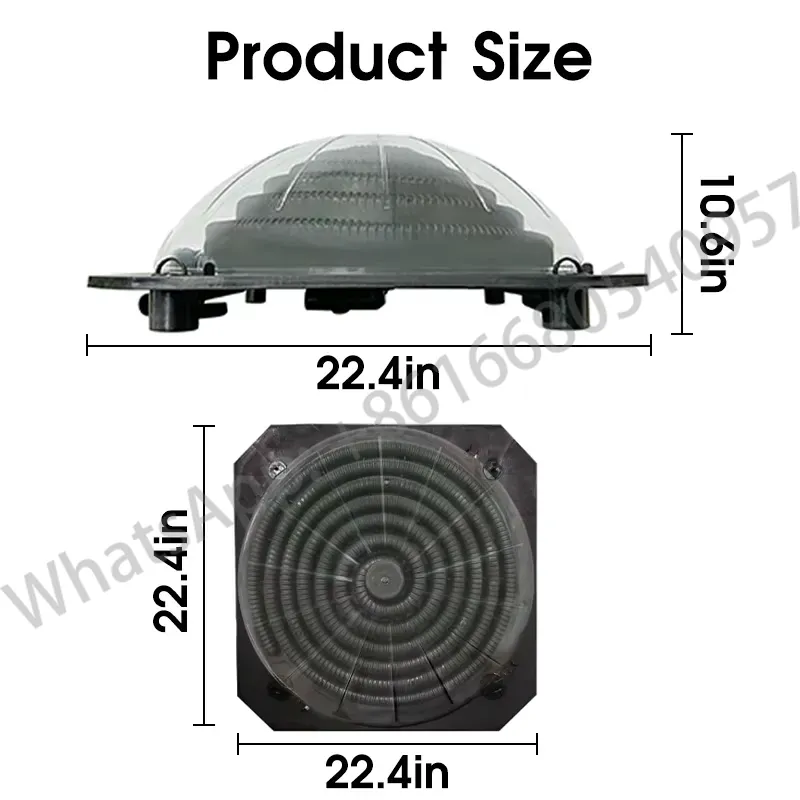 Portable Pool Solar Heating Sy - Solar Water Pump recension och pris