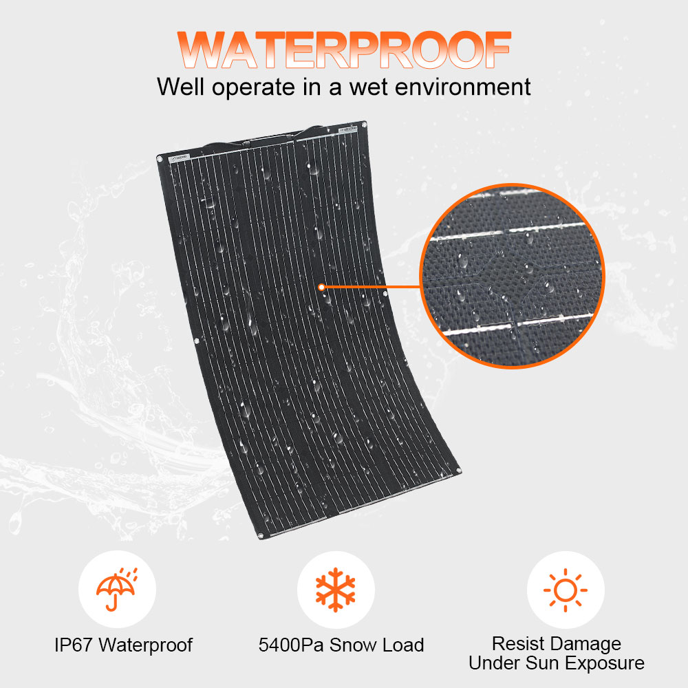 12V Solar Panel ETFE Waterproo - Rv Solar Kit 400W recension och pris