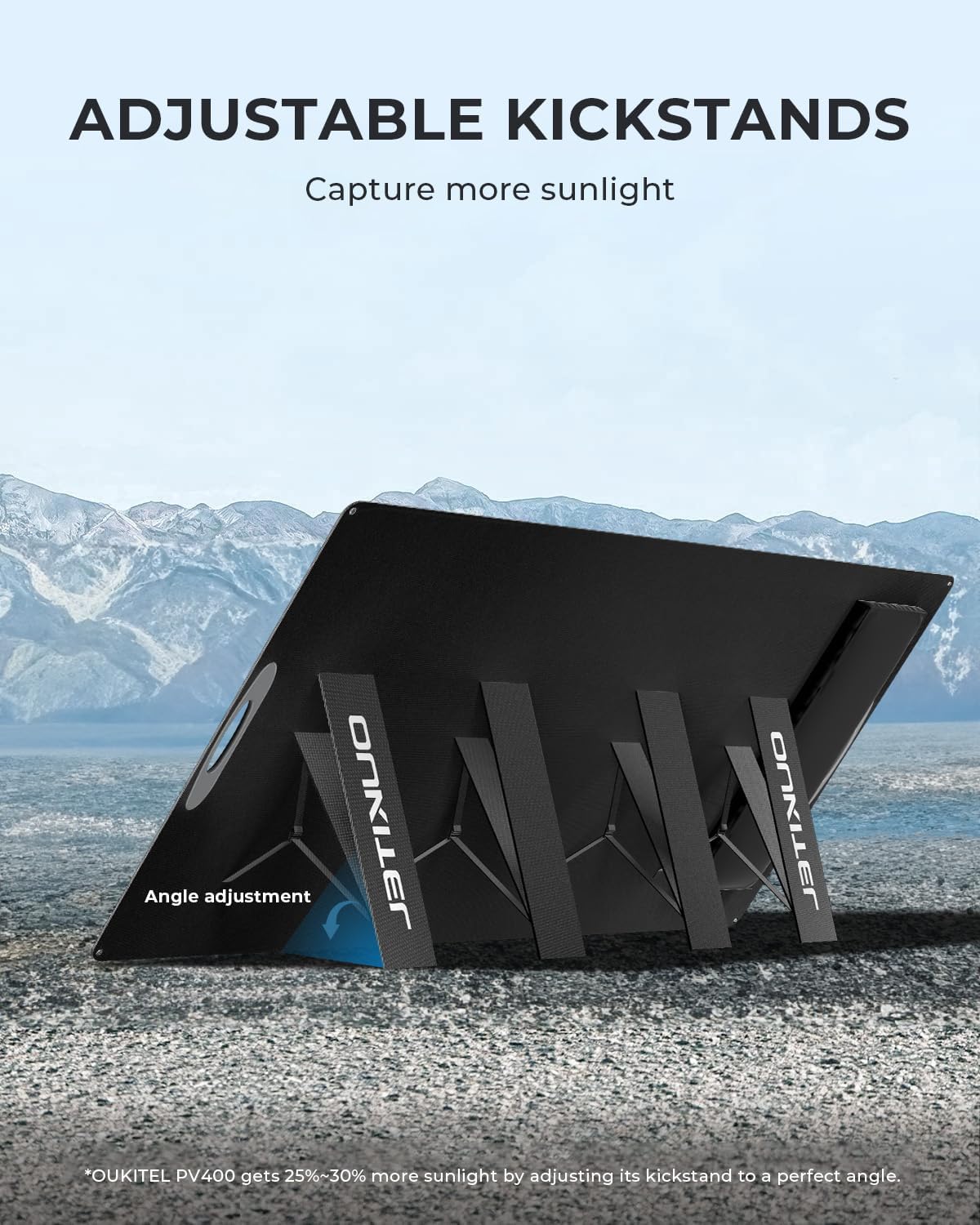 OUKITEL PV400 Portable Solar P - Rv Solar Kit 400W recension och pris